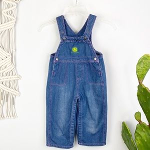 John Deere Baby Girl Jean Overalls